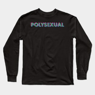 Polysexual Anaglyph Long Sleeve T-Shirt